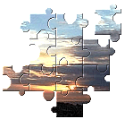 classic jigsaw puzzle shape